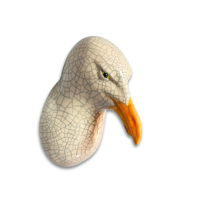 Ceramic Seagull Heads