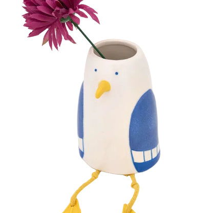 Sitting Seagull Vase