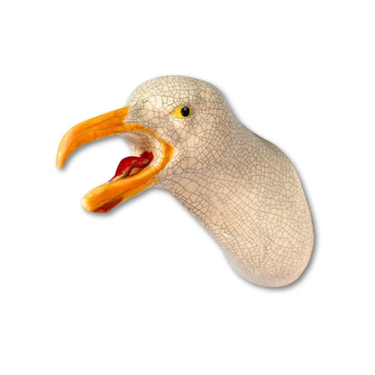 Ceramic Seagull Heads