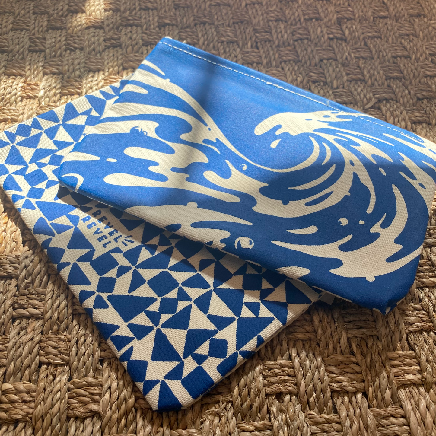 Tidal Wave Zippered Pouch