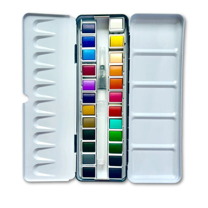 Watercolor Paint Set - 24 Colors