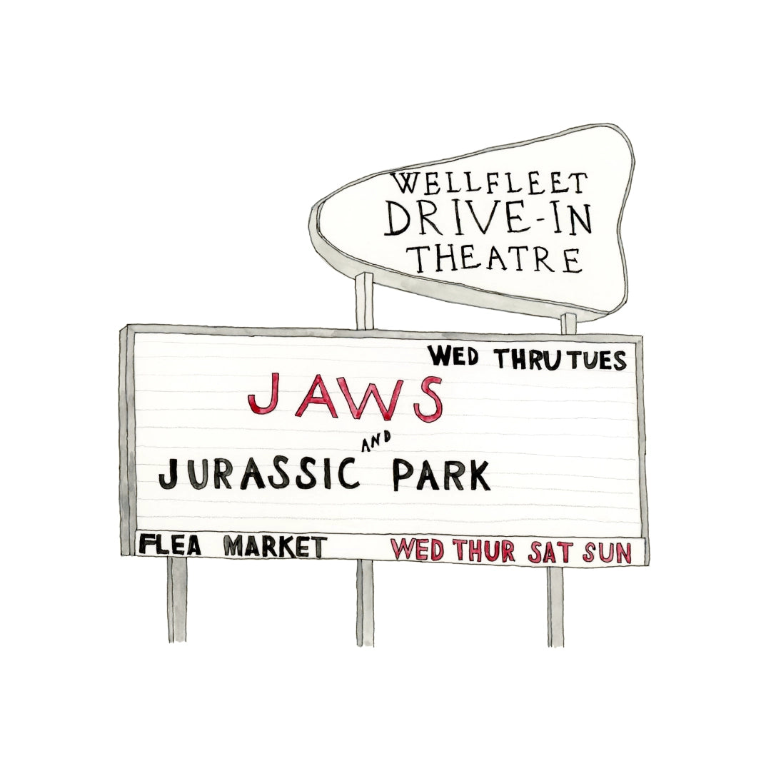 Wellfleet Drive In Print
