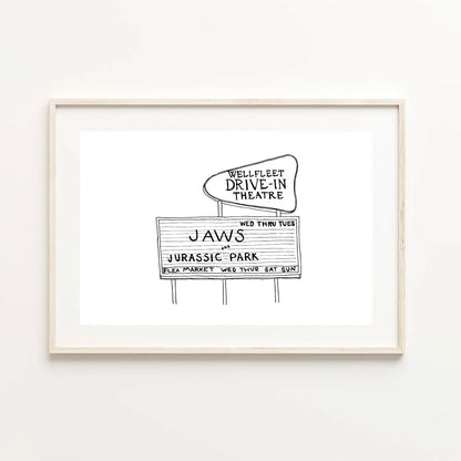Wellfleet Drive-In Print