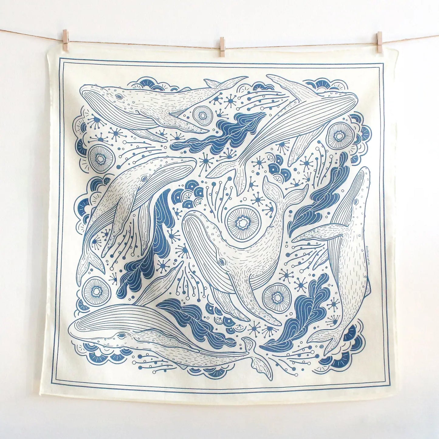 Whale & Sea Bandana