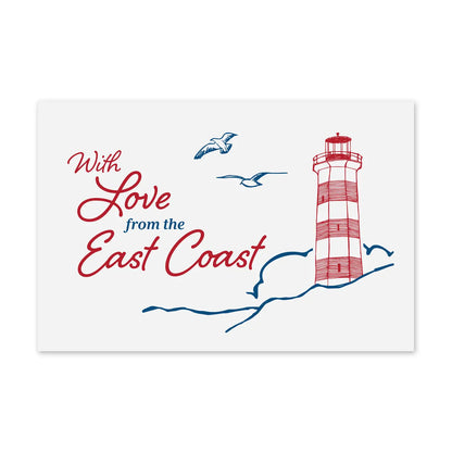 Love from the East Coast Postcard