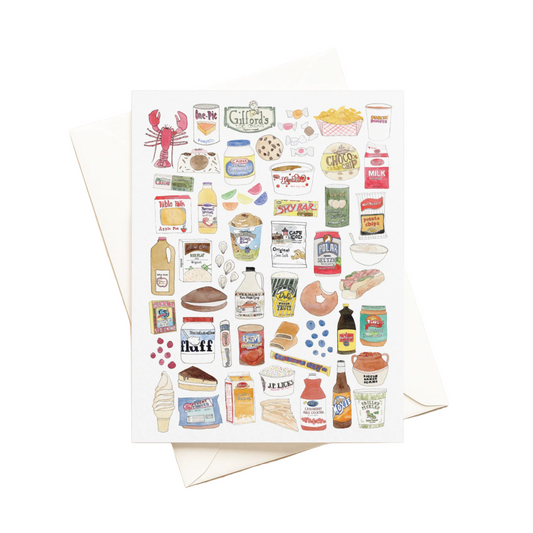 Local New England Foods Cards
