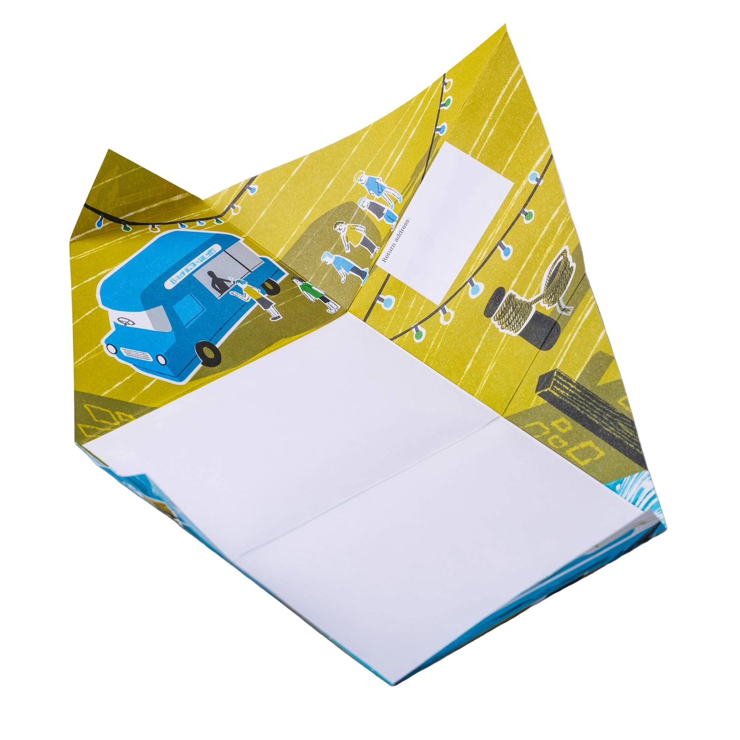 Seaside Folding Letter Pack – Pack of 6 Letters