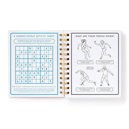 Beyond bored Adult Activity book