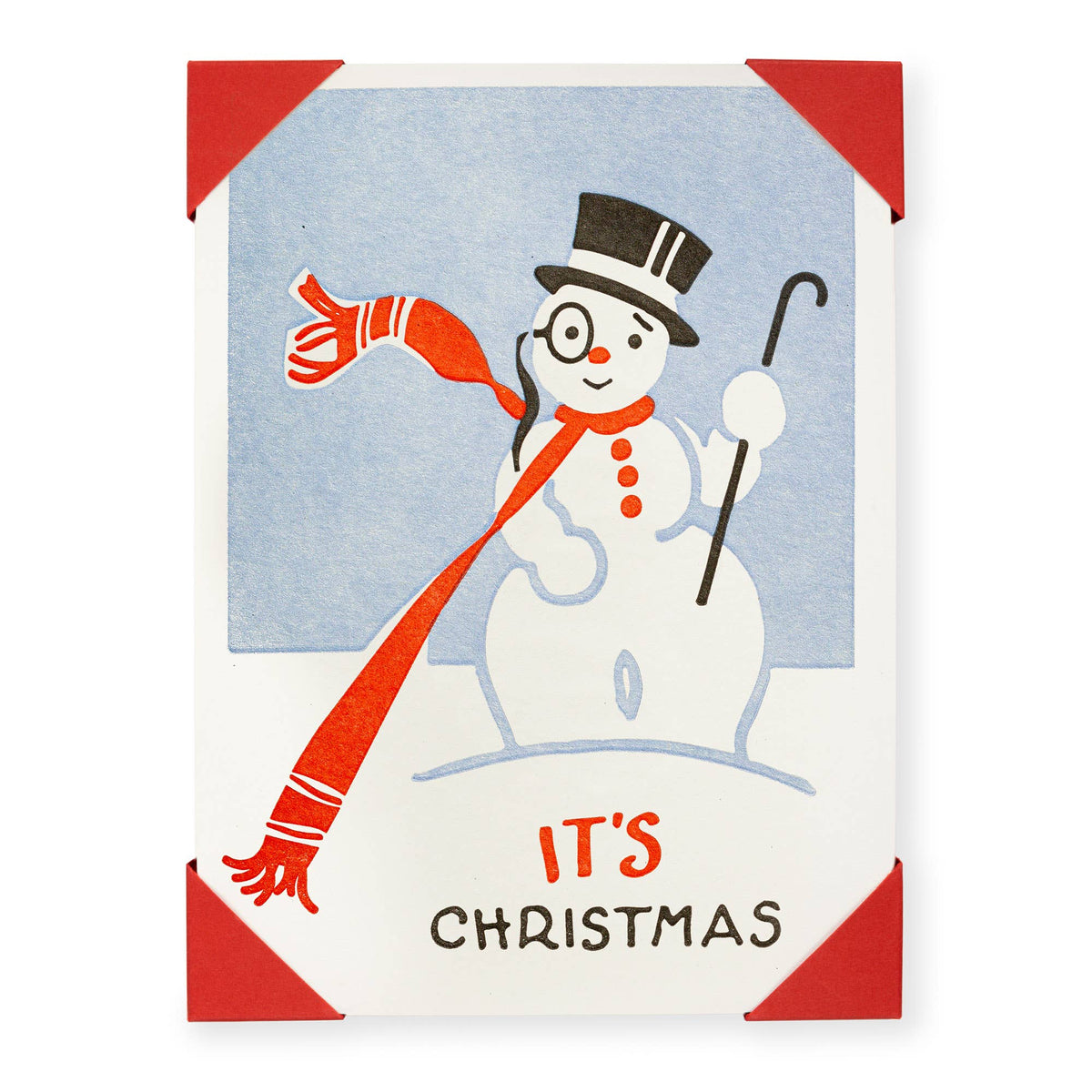 Snowman Notecards S/5