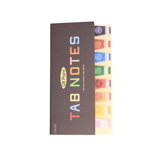 Sticky Tab Notes, Oil Paint