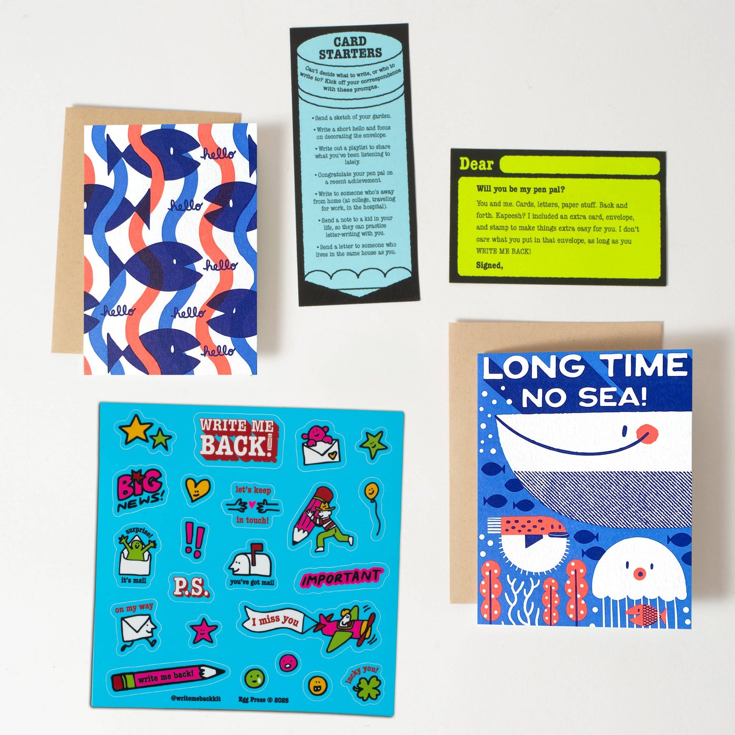 Long Time No Sea-Pen Pal Kit