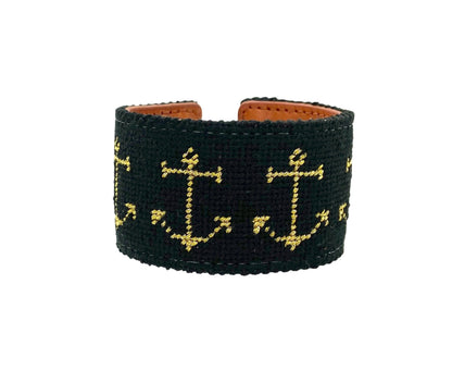 Needlepoint Cuffs-Wide