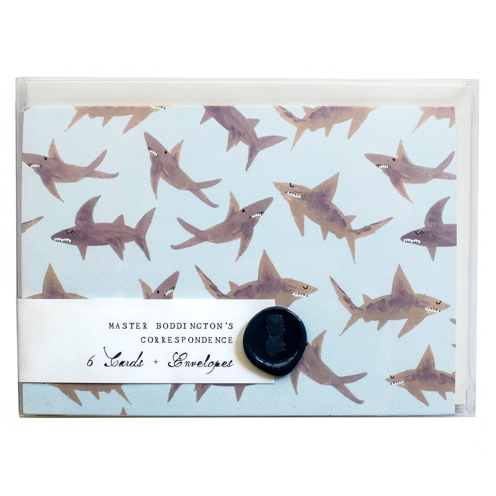 School of Sharks Notecards S-6