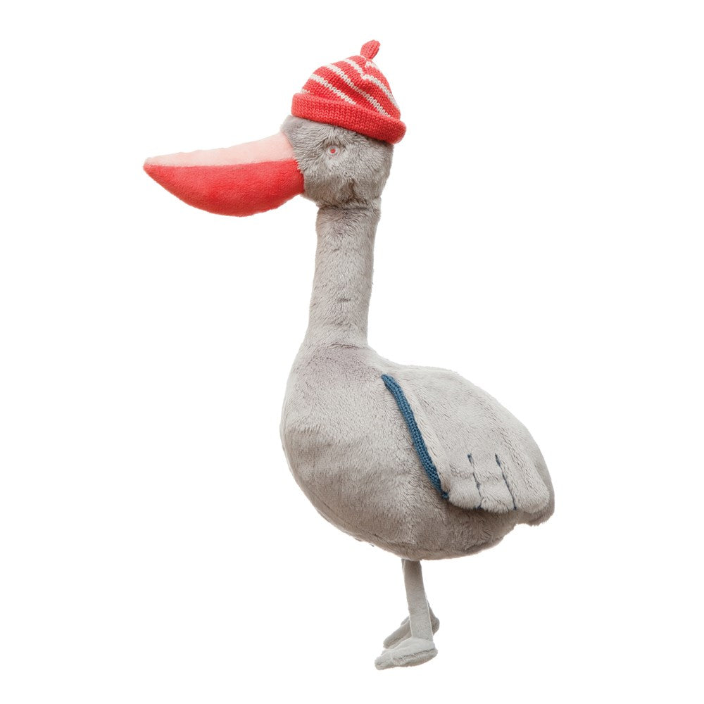 Pelican w-Striped Hat