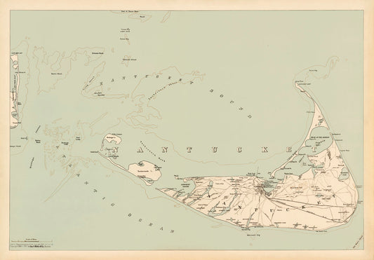 Nantucket Map Print