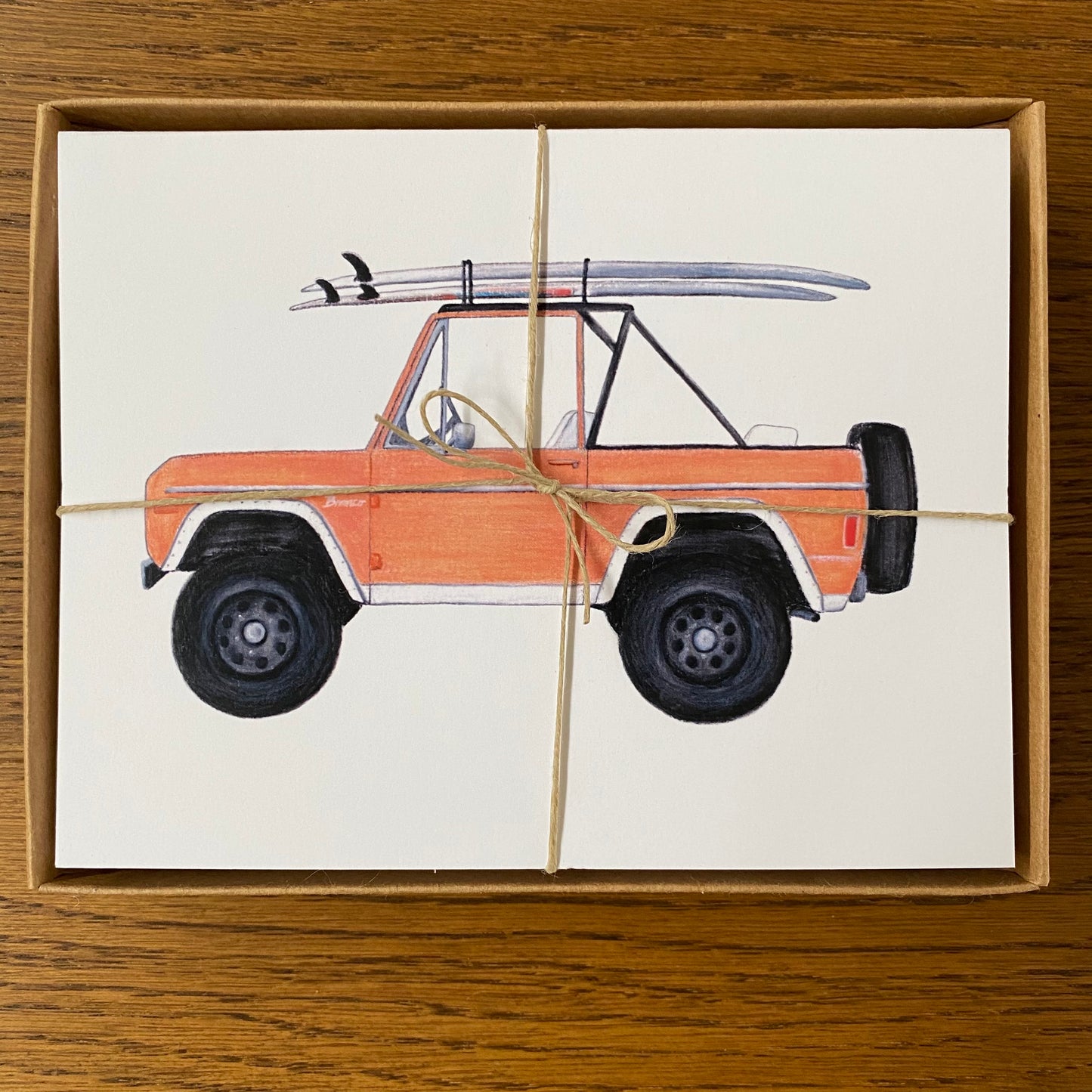 Vintage SUV Notecards S-12