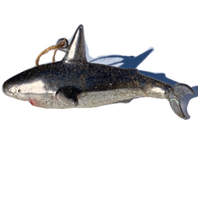 Load image into Gallery viewer, Glass Shark Ornament
