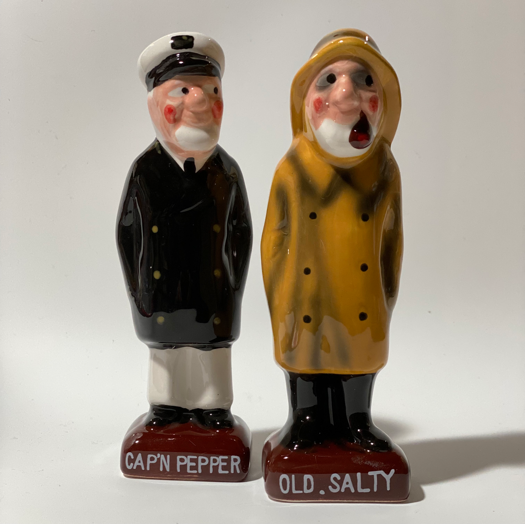 Cap'n Pepper & Old Salty Salt/Pepper Shakers