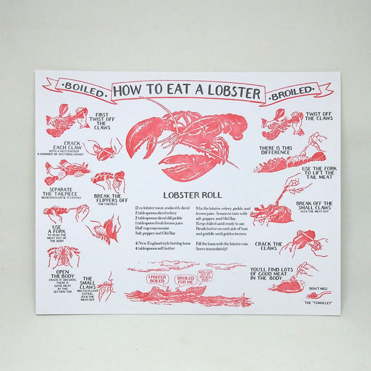 Oyster & Lobster Prints