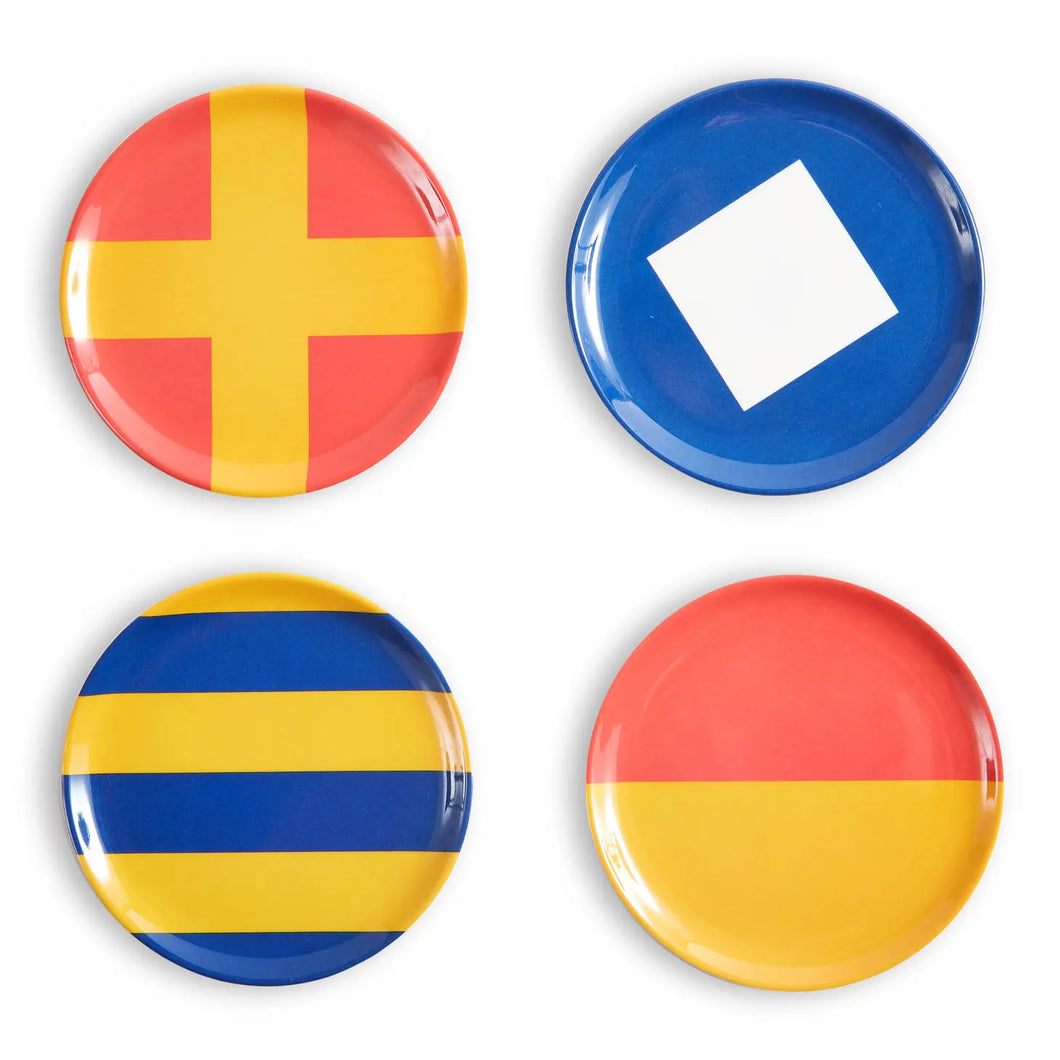 Signal Flag Coasters -Round S/4