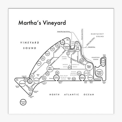Martha's Vineyard Map