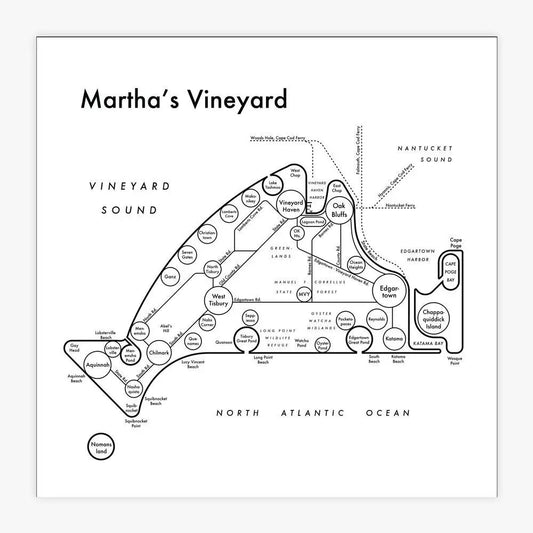 Martha's Vineyard Map