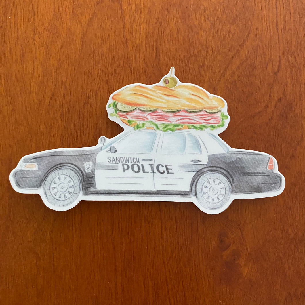Sandwich Police Sticker