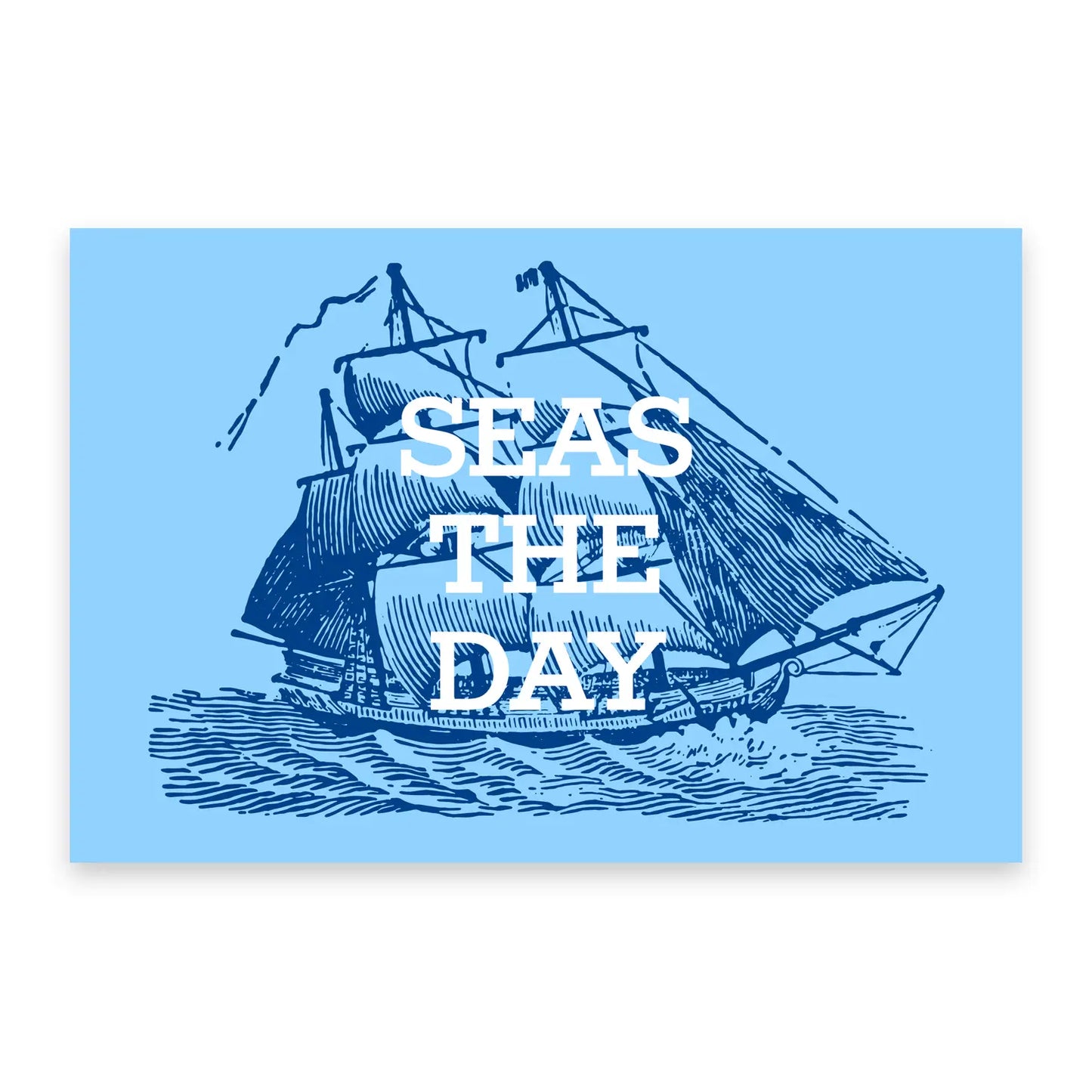 Seas the Day Postcard