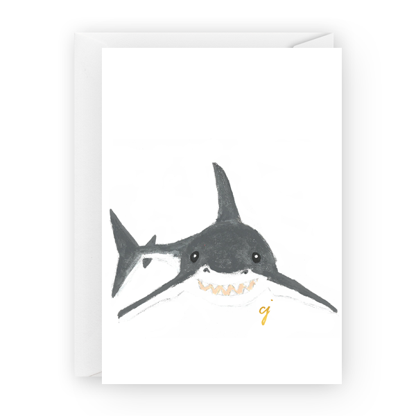 Shark Greeting Card