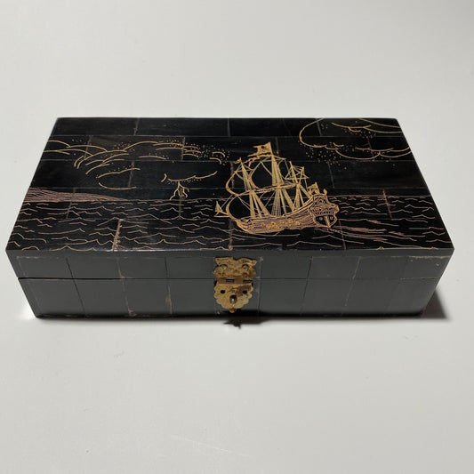 Shipshape "Scrimshaw" Boxes