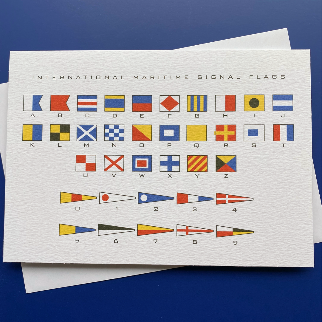 Signal Flags Card