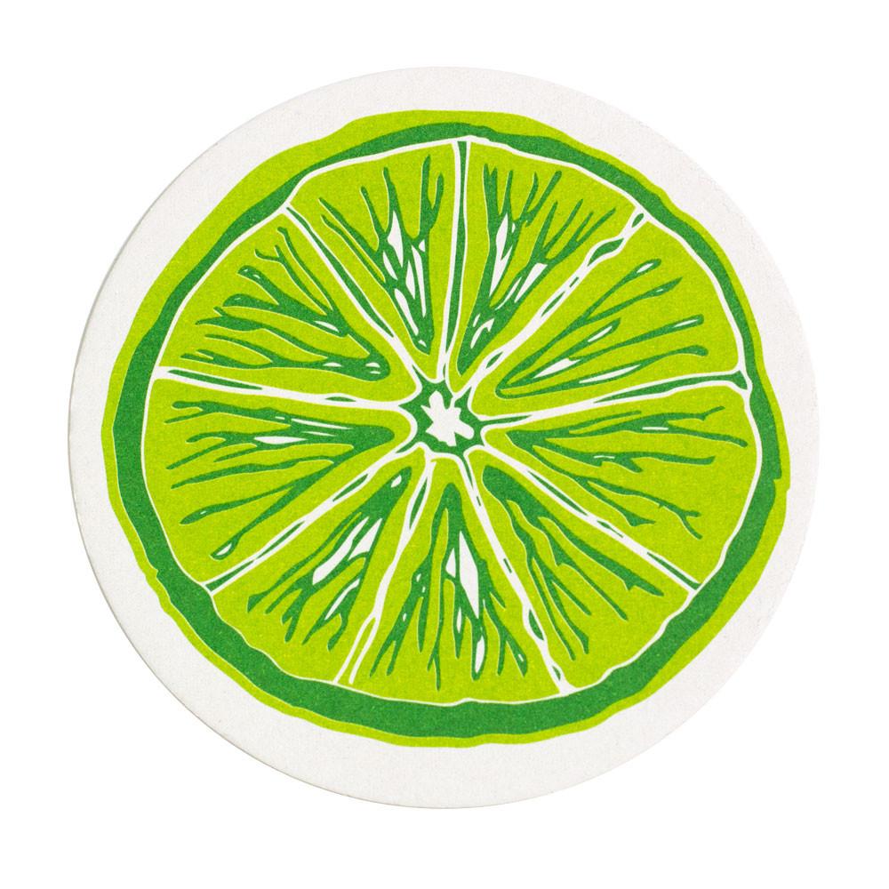 Slice of Lime Coasters