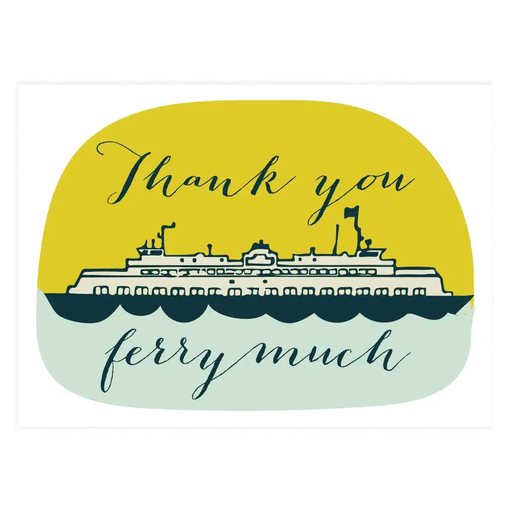 Thank you ferry much card